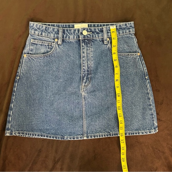 ABRAND Denim Mini Skirt size 28 - Picture 5 of 10